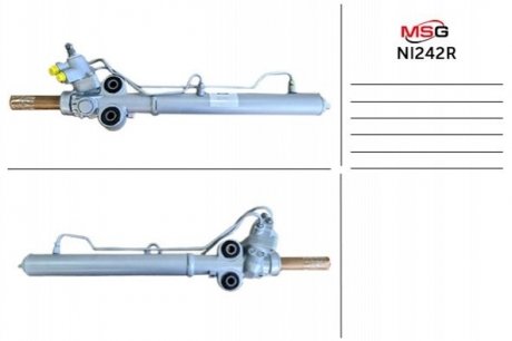 Купить Рулевая рейка с ГПК NISSAN 350 Z (Z33) 2003-2008 MSG Rebuilding ni242r (фото1) подбор по VIN коду, цена 10078 грн.