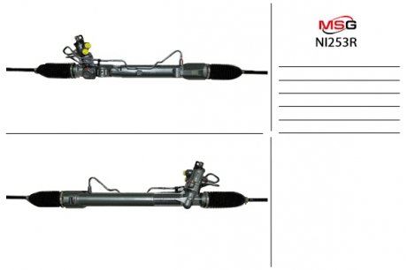 Рулевая рейка с ХПК восстановлена NISSAN MURANO III (Z52) 14- MSG Rebuilding ni253r