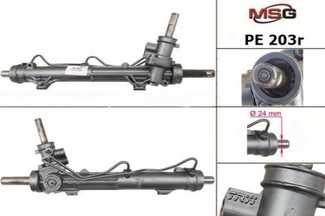 Купить Рулевая рейка с ГПК PEUGEOT 206 98-09 TRW Peugeot 206 MSG Rebuilding pe203r (фото1) подбор по VIN коду, цена 6750 грн.