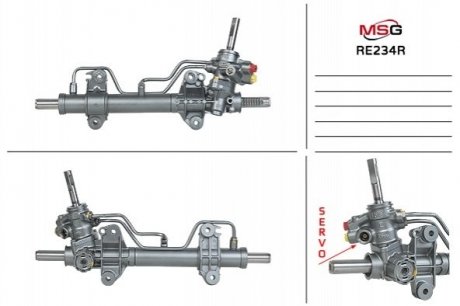 Купить Рулевая рейка с ГПК RENAULT LAGUNA 93-01 Renault Laguna MSG Rebuilding re234r (фото1) подбор по VIN коду, цена 5213 грн.