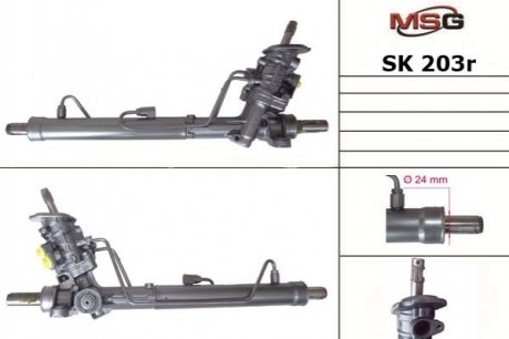 Купить Рулевая рейка с ГПК SEAT CORDOBA (6L2) 02-09;SKODA FABIA (6Y2) 99-08;VW POLO (9N_) 01-09 Skoda Fabia, Volkswagen Polo, Seat Ibiza, Cordoba, Skoda Roomster MSG Rebuilding sk203r (фото1) подбор по VIN коду, цена 11334 грн.