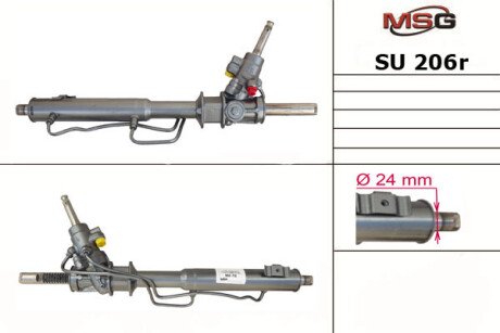 Рульова рейка з ГУР відновлена Subaru Impreza 92-01 Subaru Legacy MSG Rebuilding su206r