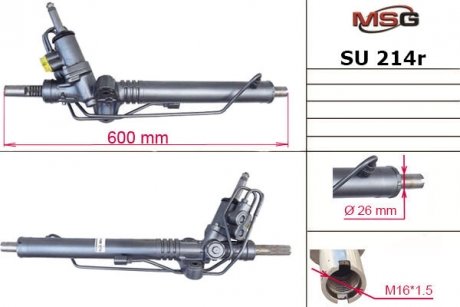 Рулевая рейка с ХПК восстановлена Subaru Outback 03-09, Subaru Legacy 03-09, Subaru Impreza 07-11 Subaru Legacy MSG Rebuilding su214r