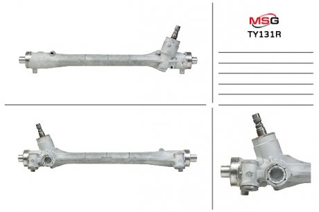 Рулевая рейка без ГПК восстановлена TOYOTA PRIUS (ZVW3_) 09- Toyota Prius MSG Rebuilding ty131r