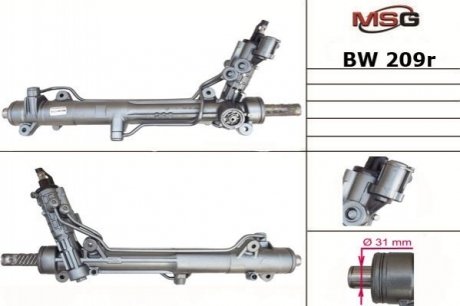 Рулевая рейка с ГПК BMW 7 (E65, E66) 01- MSG bw209r