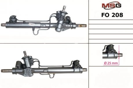 Рульова рейка з ГПК нова FORD TRANSIT CONNECT (P65_, P70_, P80_) 02-13; FORD TOURNEO CONNECT I 02-13 Ford Fiesta, Fusion MSG fo208