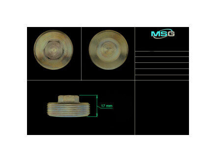 Гайка бокового підтиску ГПК FORD S-MAX 2006-,FORD Galaxy 2006-,FORD Mondeo IV 2007- MSG fo228nuts