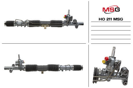 Рульова рейка з ГУР нова Honda CR-V 01-07 MSG ho211