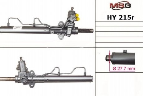 Рульова рейка з ГПК HYUNDAI TUCSON (JM) 04-10;KIA SPORTAGE (JE_) 04- MSG hy215r