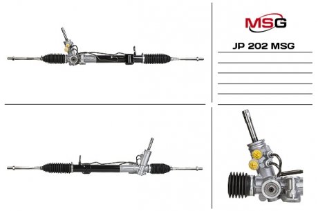 Рульова рейка з ГПК нова JEEP COMPASS (MK49) 06-; DODGE CALIBER (PM) 06- Jeep Grand Cherokee MSG jp202