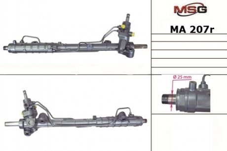 Купить Рулевая рейка с ГПК MAZDA 6 (GG) 02-07,6 Hatchback (GG) 02-07,6 Station Wagon (GY) 02-07 Mazda 6 MSG ma207r (фото1) подбор по VIN коду, цена 11364 грн.