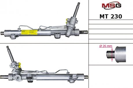 Купить Рулевая рейка с ГПК MITSUBISHI Galant 03- Mitsubishi Pajero MSG mt230 (фото1) подбор по VIN коду, цена 10505 грн.