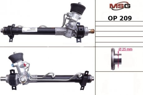 Рулевая рейка с ХПК новая Opel Vectra B 95-02 MSG op209