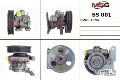 Насос ХПК новый SsangYong Rexton 01-06, SsangYong Actyon 06-11, SsangYong Kyron 05-11 MSG ss001