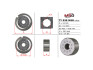 Купити Ротор, статор і пластини насоса ГПК TOYOTA Land Cruiser Prado 150 09-, Land Cruiser 200 07-21, Land Cruiser 100 98-07, Tundra 14-21; LEXUS LX470 98-07, LX570 08-22 MSG ty035rotor (фото1) підбір по VIN коду, ціна 1410 грн.