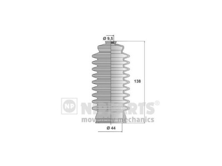 Пыльник рулевой рейки TOYOTA CALDINA (ST19_, ET19_, CT19_, AT19_) 92-97,CALDINA (ST21_, CT21_, AT21_) MSG ty204duster1