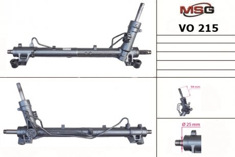 Рулевая рейка с ХПК новая VOLVO C30 06-,S40 II (MS) 04-,V50 (MW) 04- Ford Focus, C-Max MSG vo215