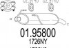 Купити Глушник Peugeot 206 MTS 01.95800 (фото1) підбір по VIN коду, ціна 3345 грн.