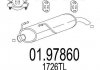 Купити Глушник Peugeot 206 MTS 01.97860 (фото1) підбір по VIN коду, ціна 2901 грн.