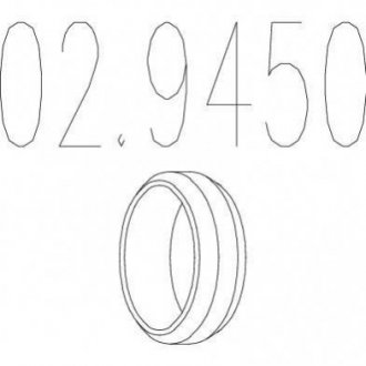 Купить Монтажное кольцо Opel Vectra, Ford Fiesta, Escort, Orion, Renault 21, Espace MTS 02.9450 (фото1) подбор по VIN коду, цена 289 грн.