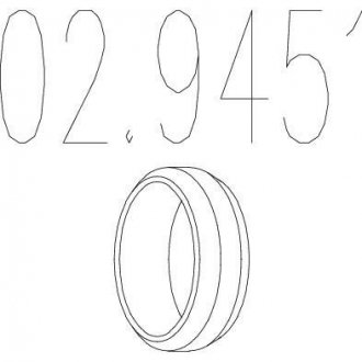 Монтажное кольцо Peugeot 306 MTS 02.9451