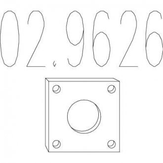 Купить Монтажное кольцо Daewoo Nexia MTS 02.9626 (фото1) подбор по VIN коду, цена 225 грн.