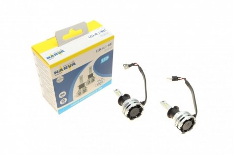 Автолампа H3 12/24V 19W PK22s Performance LED (к-кт 2шт) Opel Corsa, BMW E21, E30, E36, Alfa Romeo 33, BMW E12, E28, E23, E32, Ford Fiesta, Escort, Mercedes W124, S124 NARVA 180583000