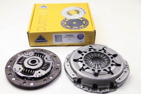 Комплект сцепления Fiesta 1.4 TDCi 01-08 (210mm) Ford Fiesta, Mazda 2 NATIONAL ck9830