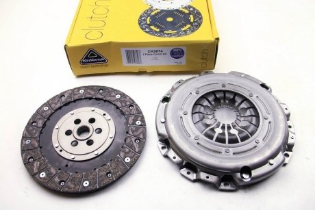 Комплект зчеплення Focus II/C-Max/Mazda 3 1.6 TDCi 03-13 (240m) Mazda 3, Ford Focus, C-Max, Volvo S40, V50, C30, V70, S80 NATIONAL ck9874