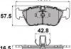 Купити Гальмівні колодки пер. BMW 3 (E36/E46) 90-09 (ATE) BMW E36, E46 NATIONAL np2050 (фото1) підбір по VIN коду, ціна 660 грн.