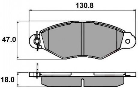 Купить Тормозные колодки перед. Kangoo 97-08 (Bosch) Peugeot 306, Citroen Xsara, Peugeot 206 NATIONAL np2207 (фото1) подбор по VIN коду, цена 596 грн.