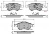 Купити Гальмівні колодки пер. Megane 09-/Duster 10-/Dokker 13- Renault Megane, Fluence, Dacia Duster, Renault Scenic, Captur NATIONAL np2601 (фото1) підбір по VIN коду, ціна 807 грн.