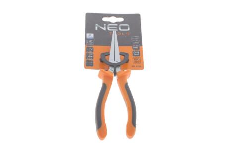 Плоскогубці з подовженими губками 6" L-160 мм NEO TOOLS 01-019