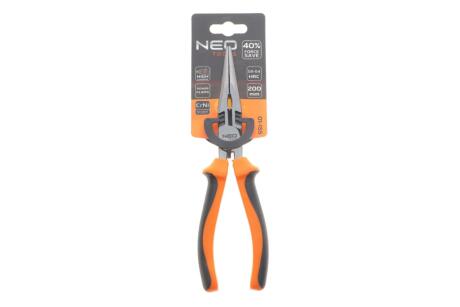 Плоскогубці з подовженими губками 8" 40% FS L-200 мм NEO TOOLS 01-155