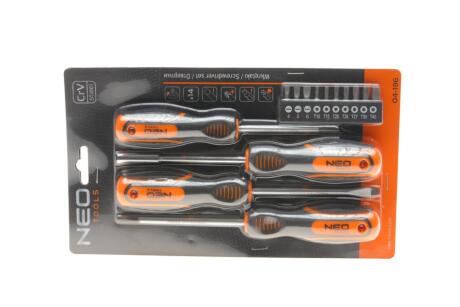 Набір викруток і біт SL, PH, Torx 14 од. NEO TOOLS 04-196