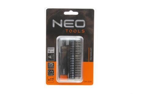 Набір біт комбінований 16 од. NEO TOOLS 04-228
