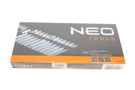 Набір біт комбінований 40 од. NEO TOOLS 06-107