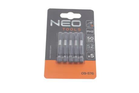 Набір біт PH 1/4" 5 од. NEO TOOLS 09-576