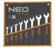 Купить Набір ключів ріжкових 6x7-20x22 мм 8 од. NEO TOOLS 09-851 (фото4) подбор по VIN коду, цена 1358 грн.