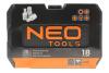 Купити Набір головок під пробки для заміни оливи 3/8" 18 од. NEO TOOLS 11-235 (фото4) підбір по VIN коду, ціна 2494 грн.