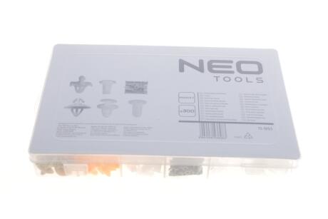 Набір кліпс для кріплення обшивки Renault 300 од. NEO TOOLS 11-951