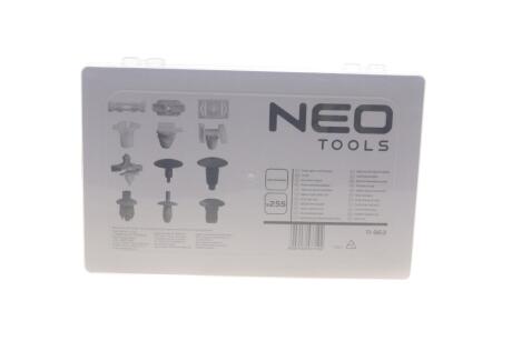 Набір кліпс пластикових Volkswagen (255шт) NEO TOOLS 11-963