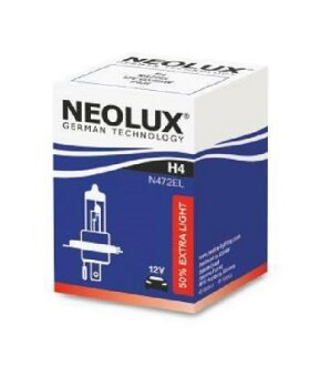 Лампа фарна H4 12V 60/55W P43t (2шт) NEOLUX n472EL