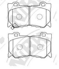 Колодки дискового гальма NiBK pn0389