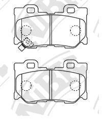 Колодки тормозные NiBK pn0396