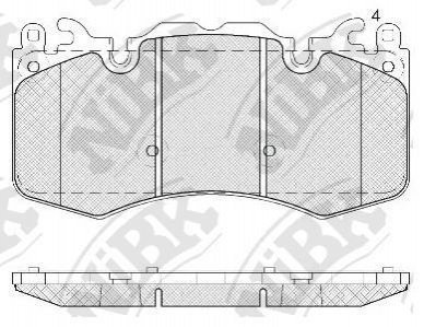 Колодки передні Range Rover, Defender NEW Land Rover Range Rover NiBK pn0567