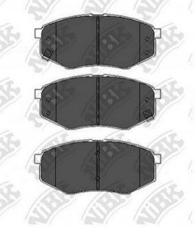 Колодки дискового гальма NiBK pn0704