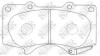 Купити Комплект гальмівних колодок Toyota Land Cruiser, Lexus GX, Toyota Tundra, Mitsubishi Pajero, Toyota Hilux, Sequoiva, 4-Runner NiBK pn1482 (фото1) підбір по VIN коду, ціна 2224 грн.
