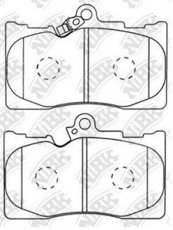 Колодки гальмівні (без датчика)) NiBK pn1547