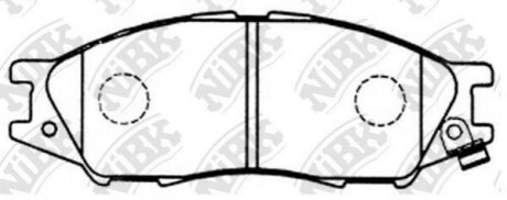 Колодки передні ALMERA Classic B10RS/ NiBK pn2435